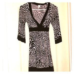 Cute black and white dress